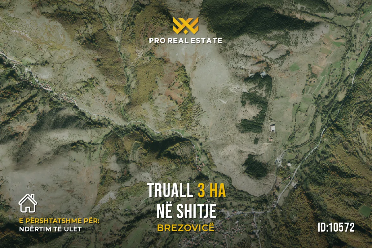 Truall 3 Ha për #SHITJE në Brezovicë.
