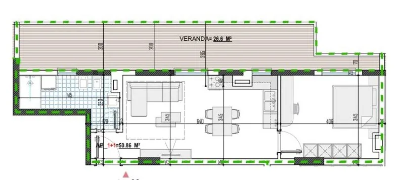 Apartament Ne Shitje 1+1 ne Paskuqan (ID B110436) Tirane.