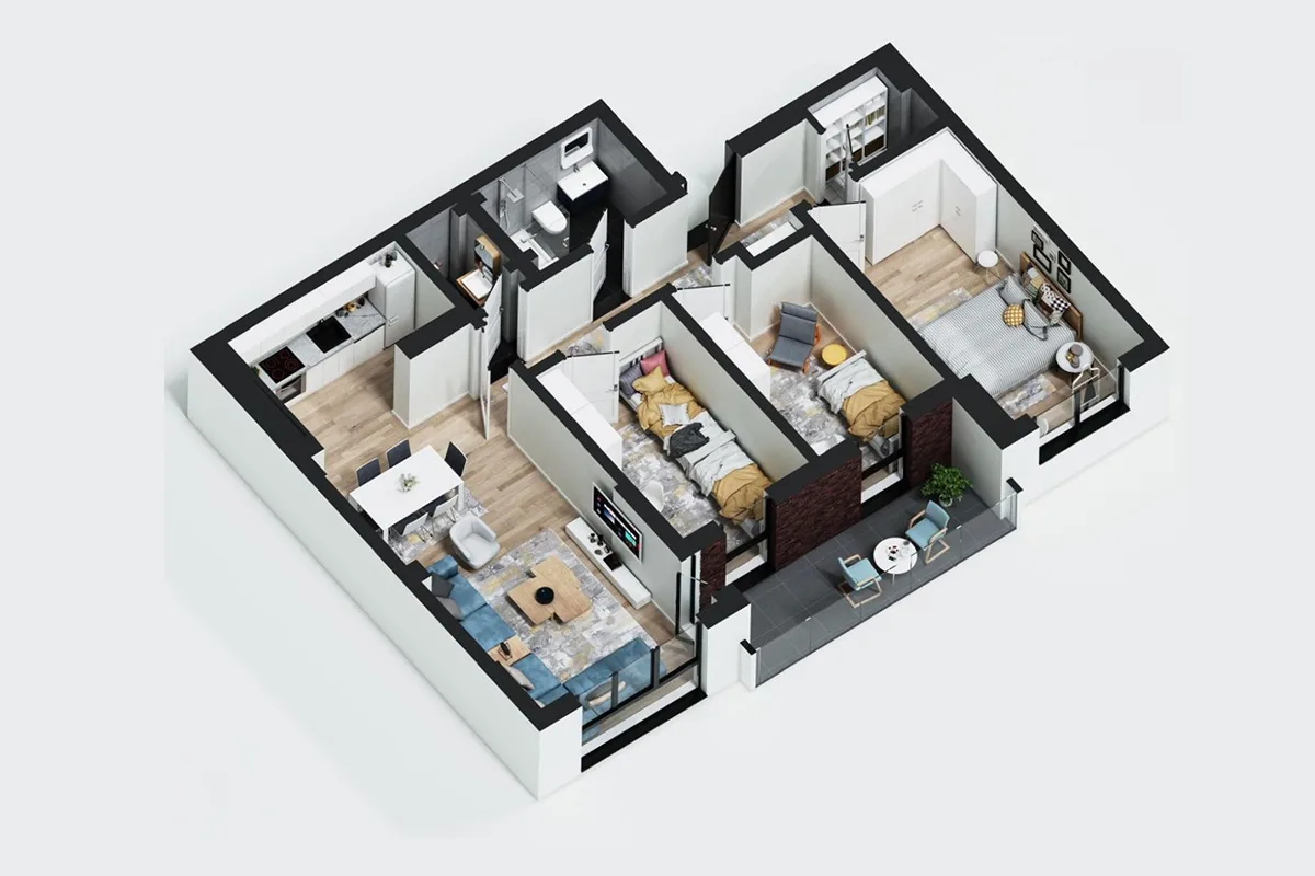 Banesë 107.92m² për #SHITJE te Prishtina e Re.