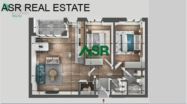 Ofrohet per #shitje banesa në kompleksin Garden Building investitor Pozhegu Brothers në Rrugën C.