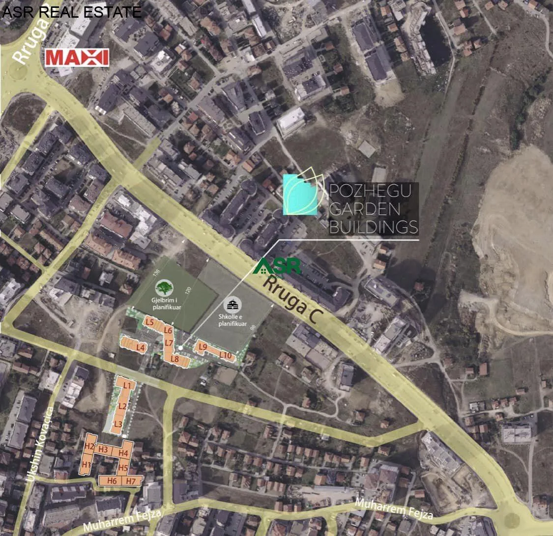 Ofrohet per #shitje banesa në kompleksin Garden Building investitor Pozhegu Brothers në Rrugën C.