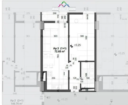 Apartament Per Shitje 1+1 Tek Fusha e Aviacionit (ID B110396) Tirane