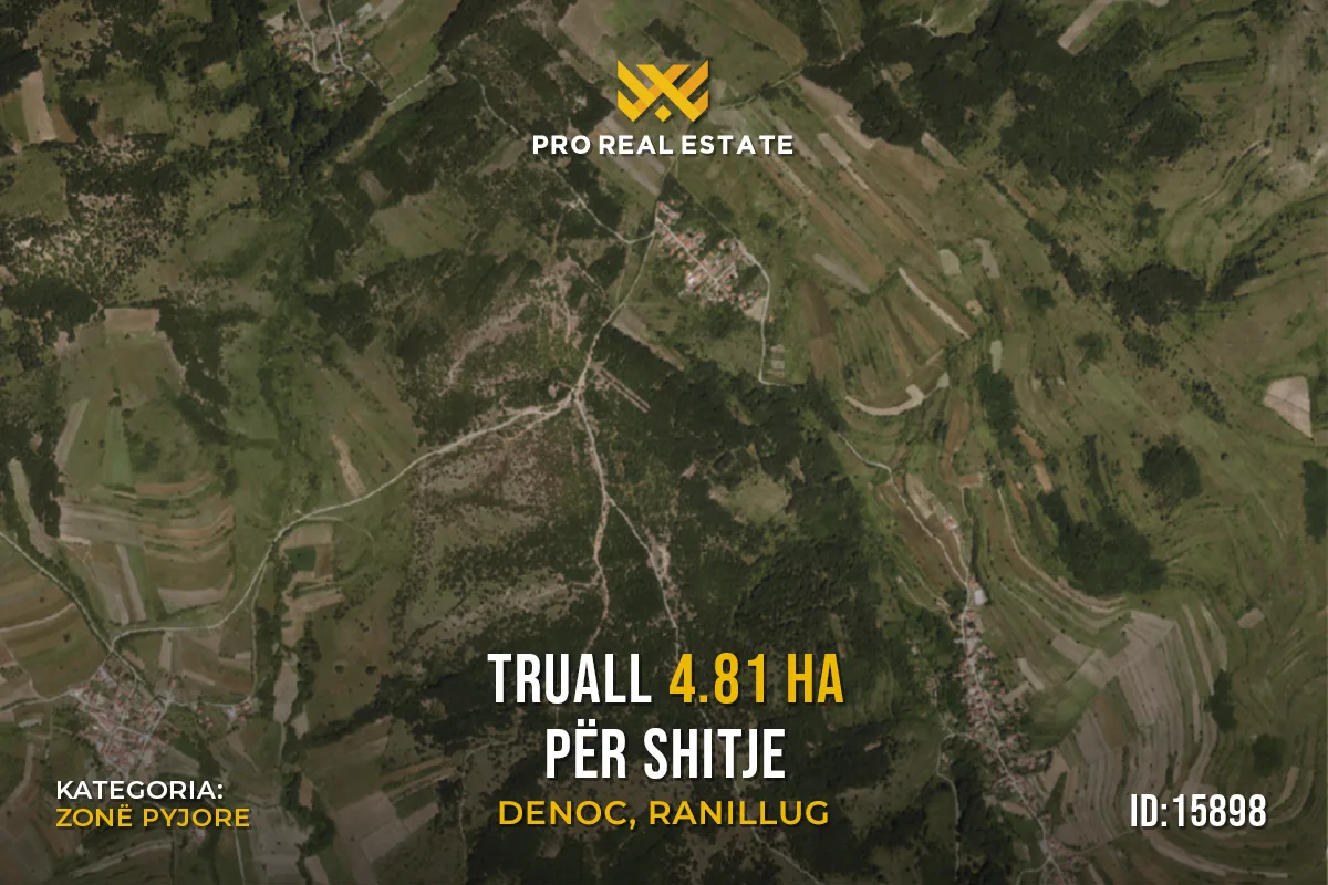 Truall 4.81 Ha për #SHITJE në Drenoc, Ranillug