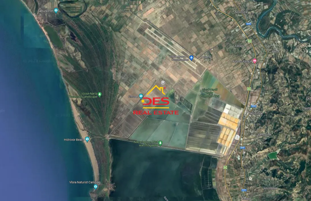 Shitet tokë – arë në akërni pranë aeroportit,vlorë.