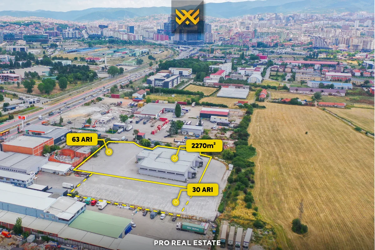 Objekt / Depo 2270m² me #QIRA në Prishtinë, Zona Industriale