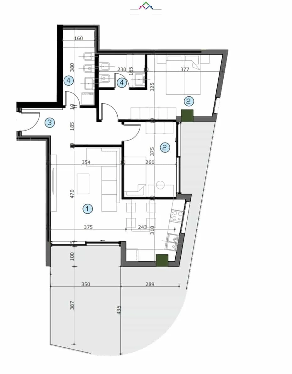Apartament Ne Shitje 2+1 Ne Kashar ( ID B120796) Tirane