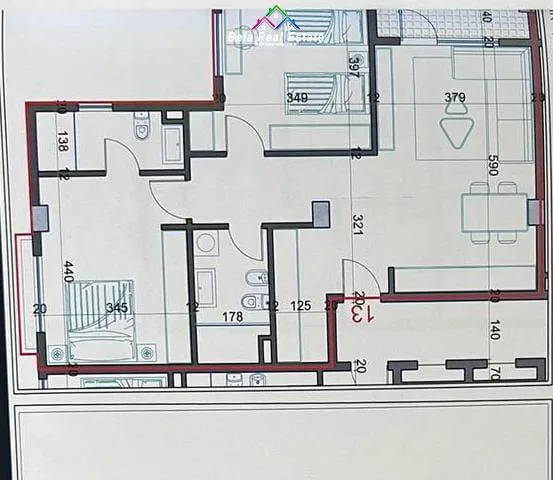Apartament Ne Shitje 2+1 Ne Kamez (ID B120564) Tirane