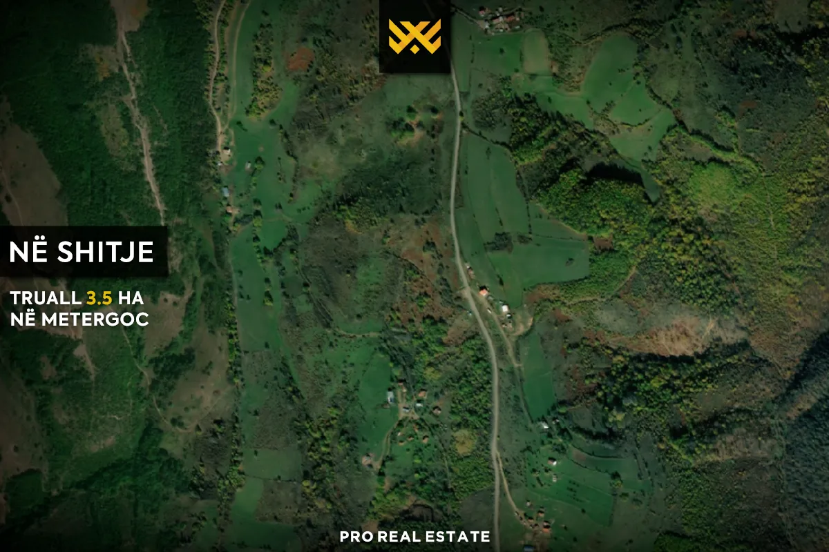 Truall 3.5 Ha për #SHITJE në Metergoc.