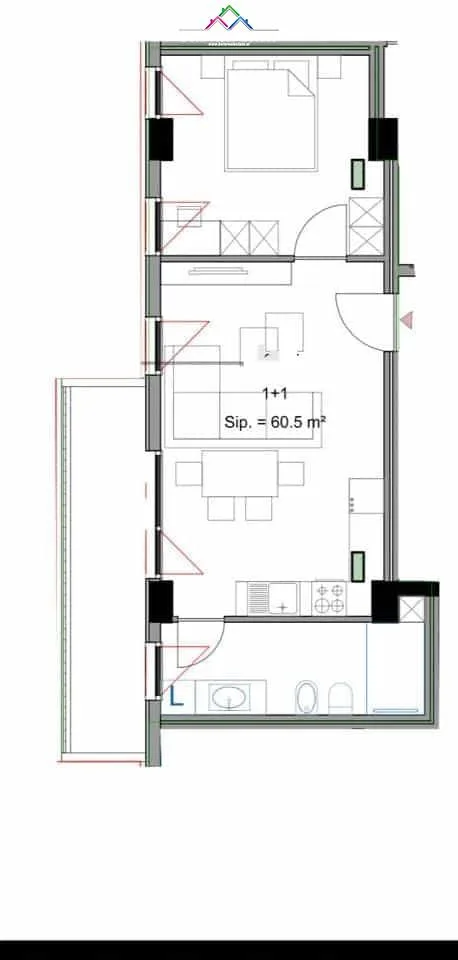 Zyre Me Qera 1+1 Tek Dritan Hoxha (ID BZ2946) Tirane