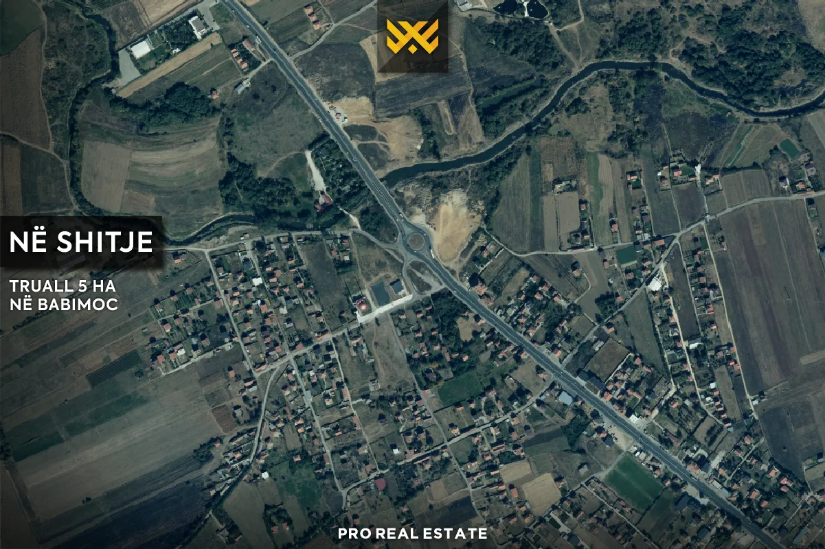 Truall 5 Ha për #SHITJE në Magjistralen Prishtinë - Mitrovicë.