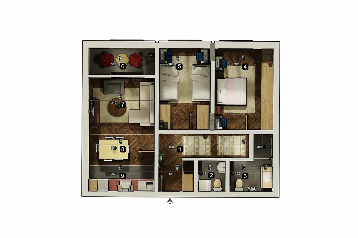Banesë 81.88m² për #SHITJE te Prishtina e Re