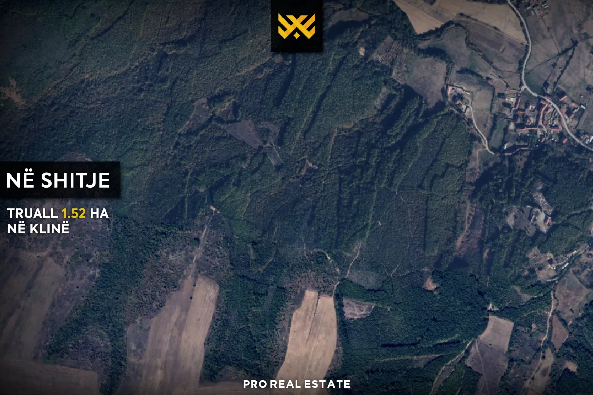 Truall 1.52 Ha për #SHITJE në Klinë.