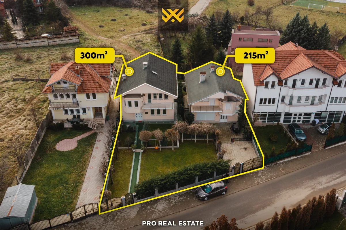Dy shtëpi 300m² dhe 215m² për #SHITJE në Sofali