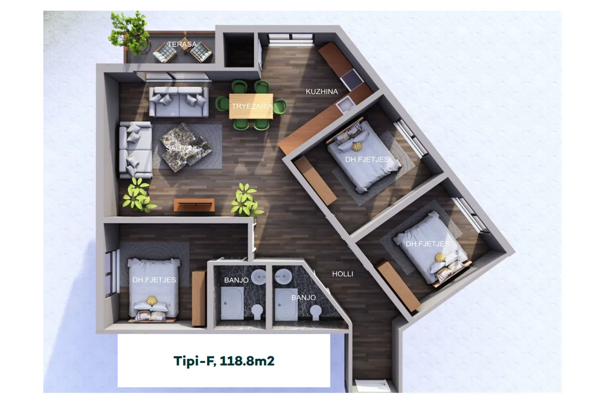 Banesë 118.8m² për #SHITJE në Prizren