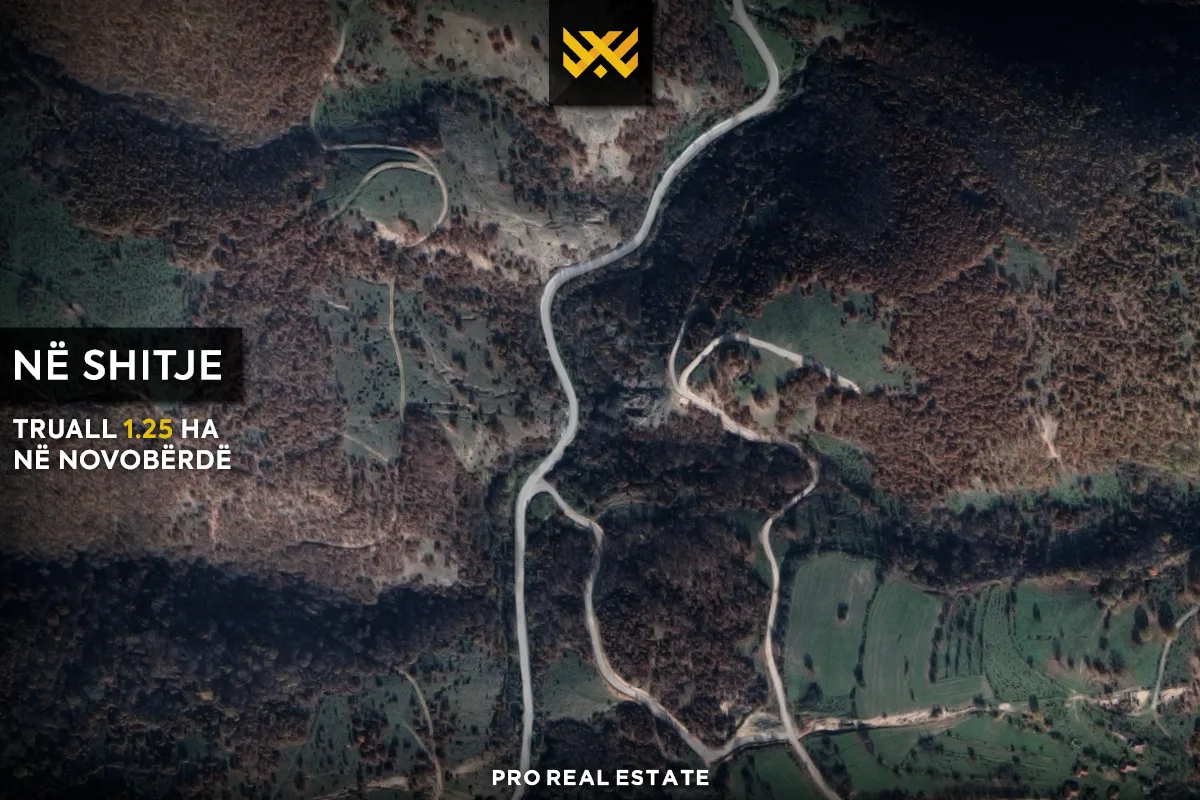 Truall 1.25 Ha për #SHITJE në Novobërdë.