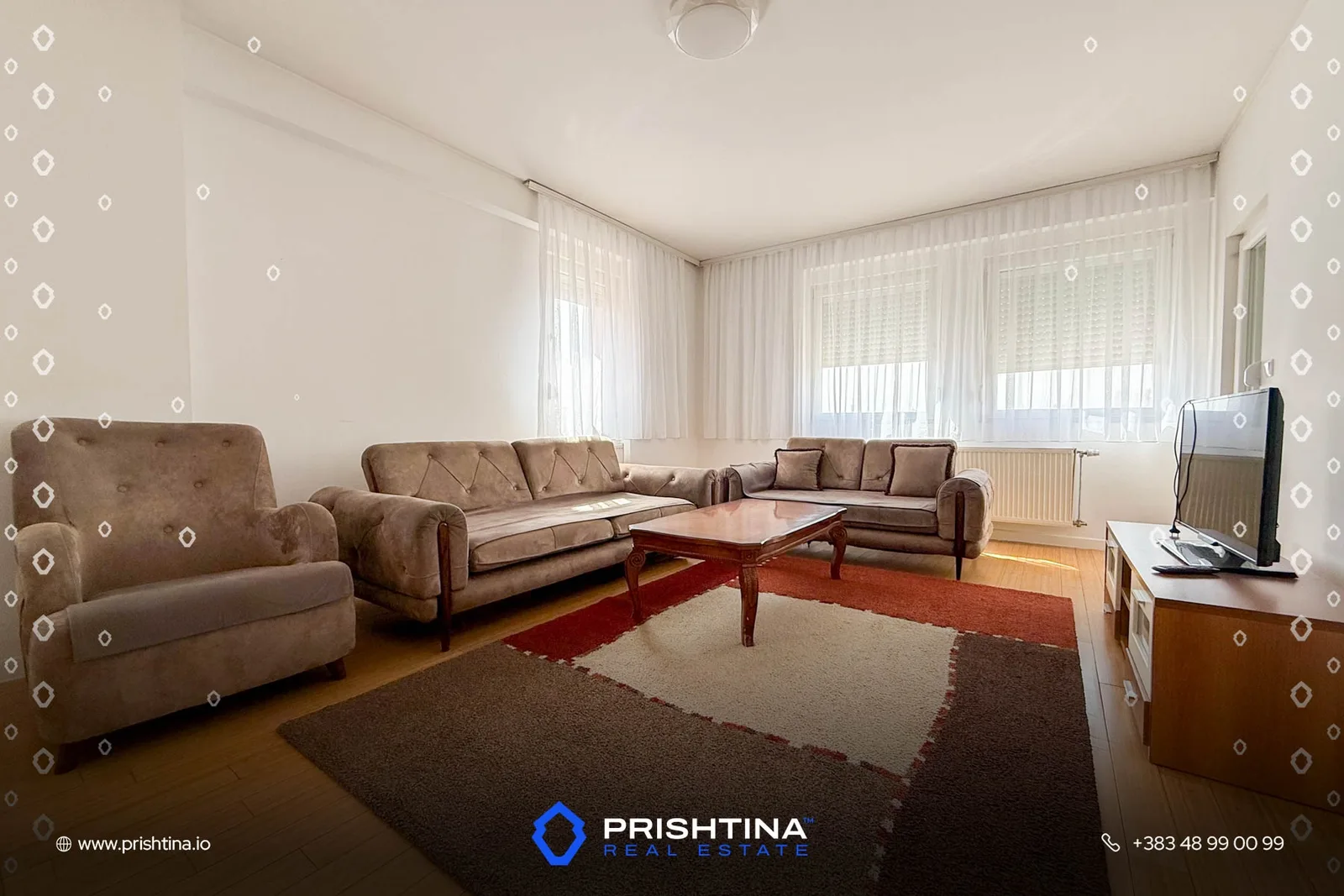 Banesë me qira 80m² në Rrugën B