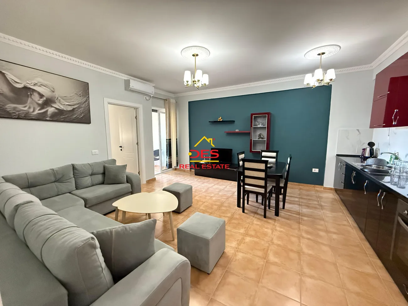 Jepet me qira apartament 1+1 në lungomare, vlorë.