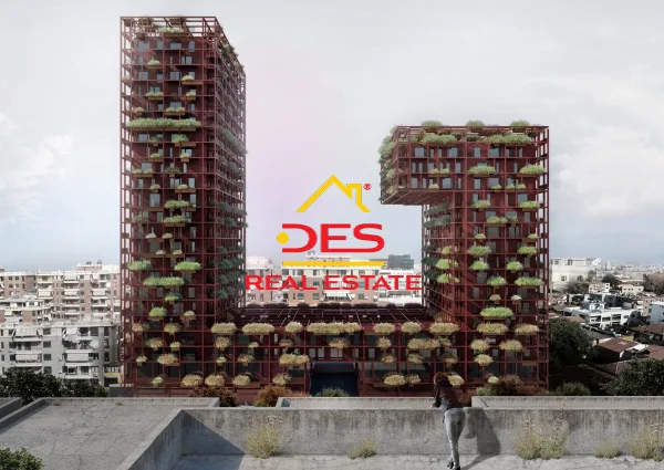 Shitet apartament 1+1 në residencën garden building tek 21 dhjetori ,tiranë