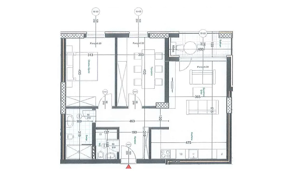 Banesë 85.10m² për #SHITJE te Prishtina e Re