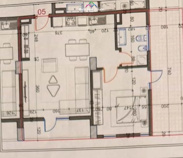 Apartament Ne Shitje 1+1 Ne Kamez ( ID B110539) Tirane