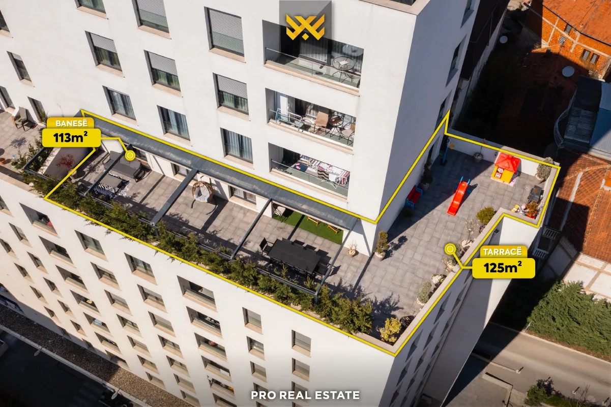 Banesë - Penthouse 113m² + 125m² për #SHITJE në Lagjen e Muhaxherëve