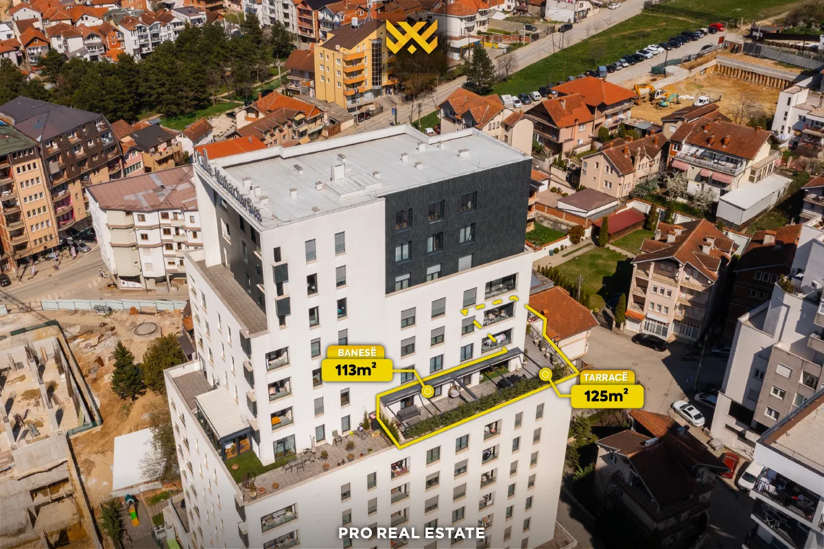 Banesë - Penthouse 113m² + 125m² për #SHITJE në Lagjen e Muhaxherëve