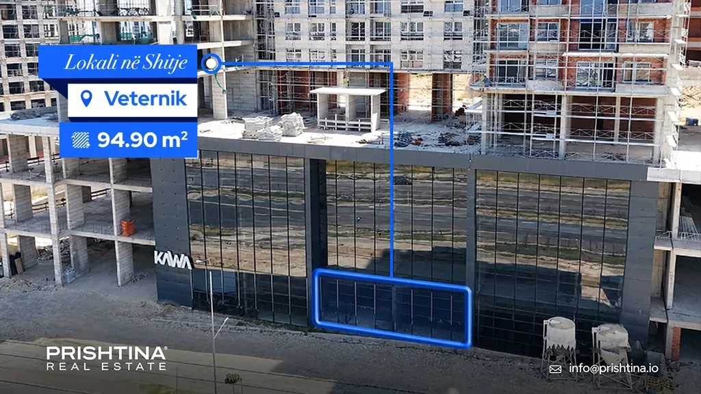 Lokal në shitje 94.9m² në Veternik