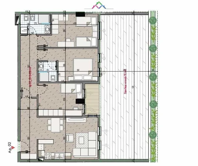 Apartament  Per Shitje 3+1 Tek Univers City ( ID B130112) Tirane