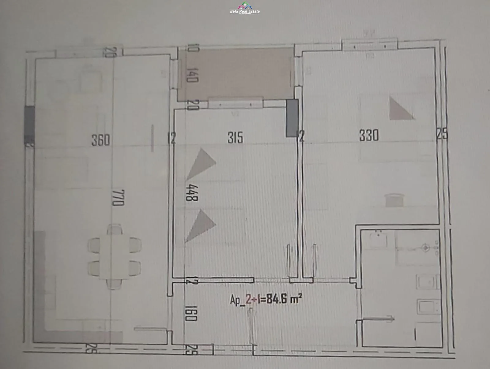 Apartament Ne Shitje 2+1 Ne Kamez (ID B120782) Tirane