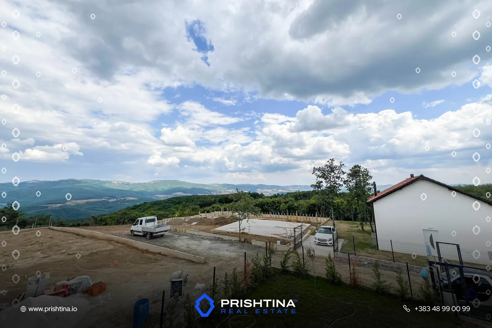 2 Shtëpi në #shitje 160m² + 3.15 ari tokë në Butovc