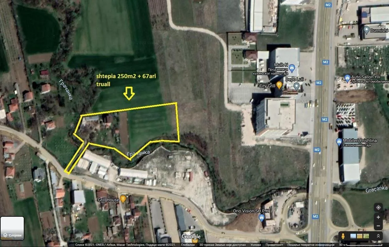 Shtëpi në SHITJE me FLETË POSEDUESE / 1+3 - 250m² + 67 Ari TRUALL- Preoc