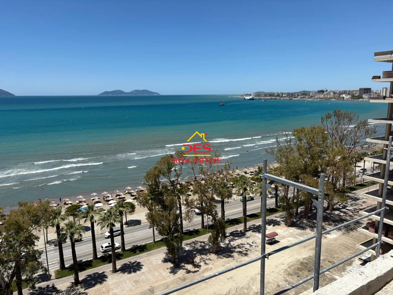 Shitet apartament 2+1+ verandë në rezidencën “poseidon”, vlorë