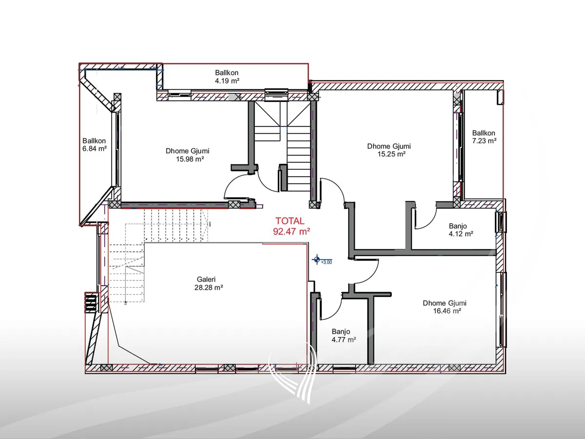 Shtëpi me 4 dhoma gjumi në shitje në lagjen Çagllavicë – Living Residence
