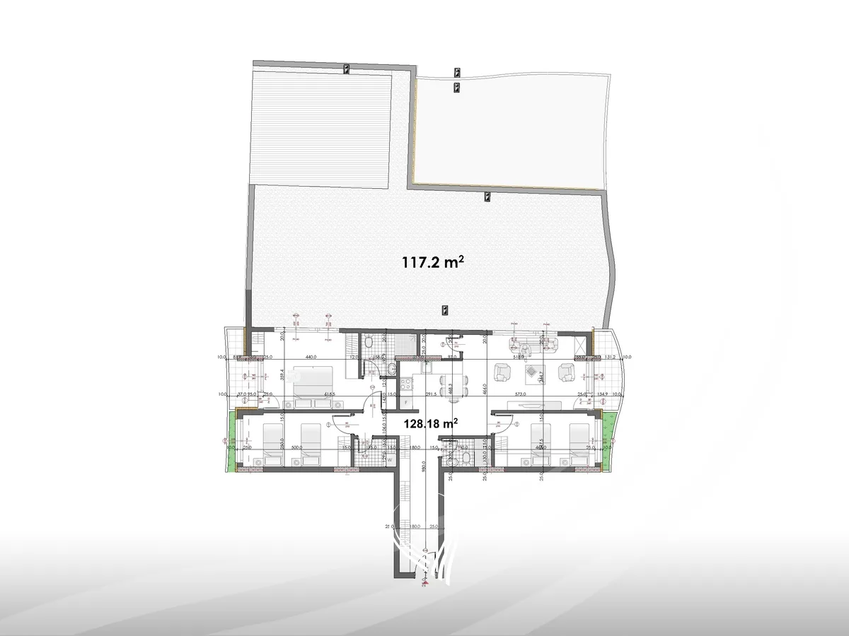 Penthouse me 3 dhoma gjumi në shitje në lagjen Mati 1 - Alko Group