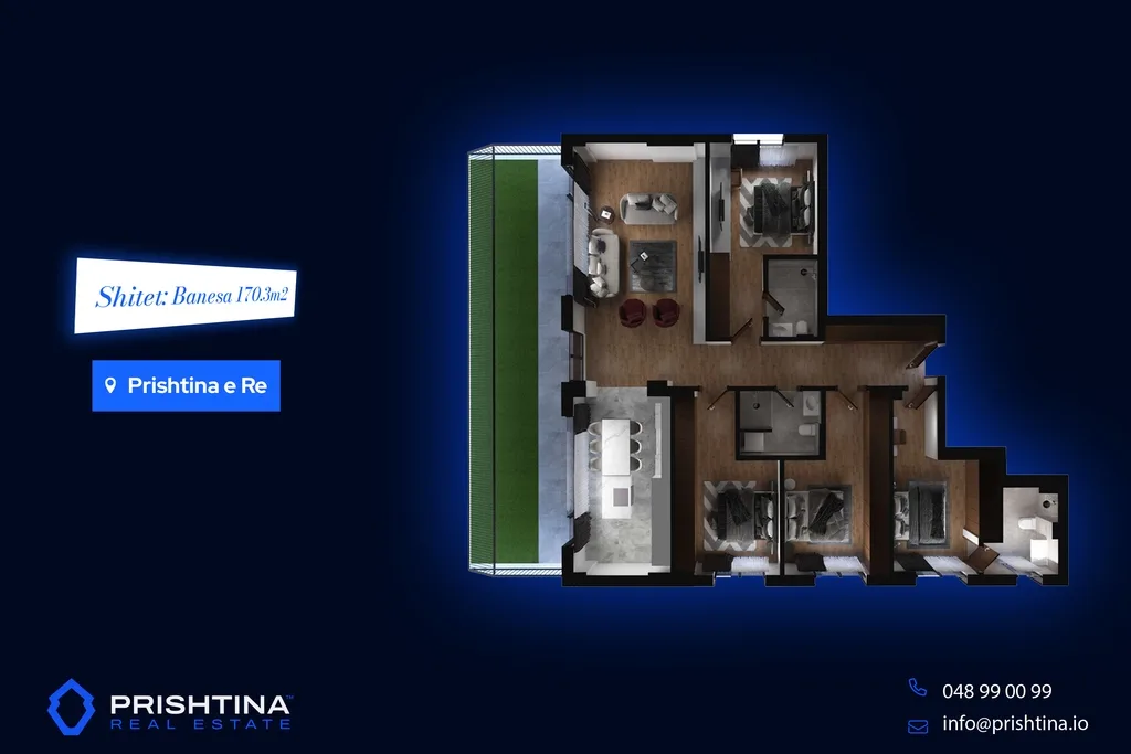 Banesa ne #shitje 60m² – 160m² te Prishtina e Re