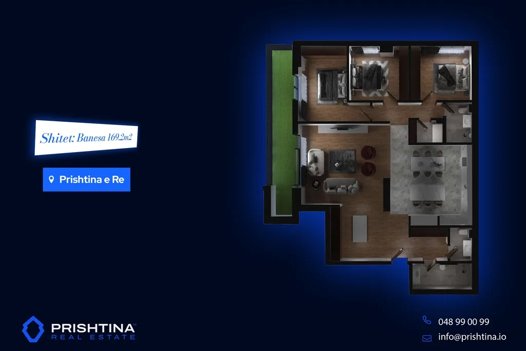 Banesa ne #shitje 60m² – 160m² te Prishtina e Re