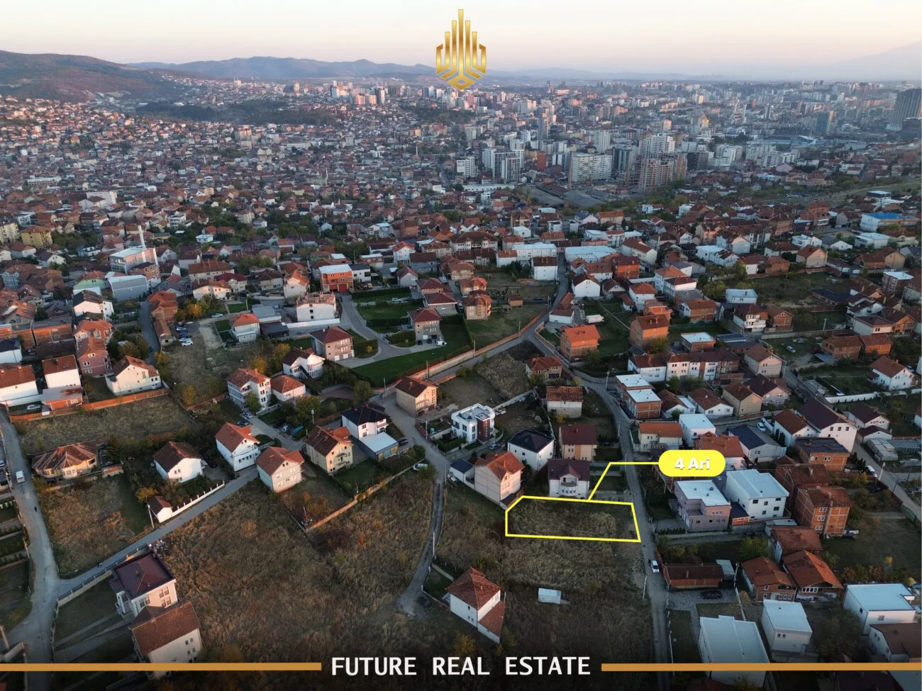 Parcelë në SHITJE – 4 Ari – Kodra e Trimave, afër Shkollës së Herticëve
