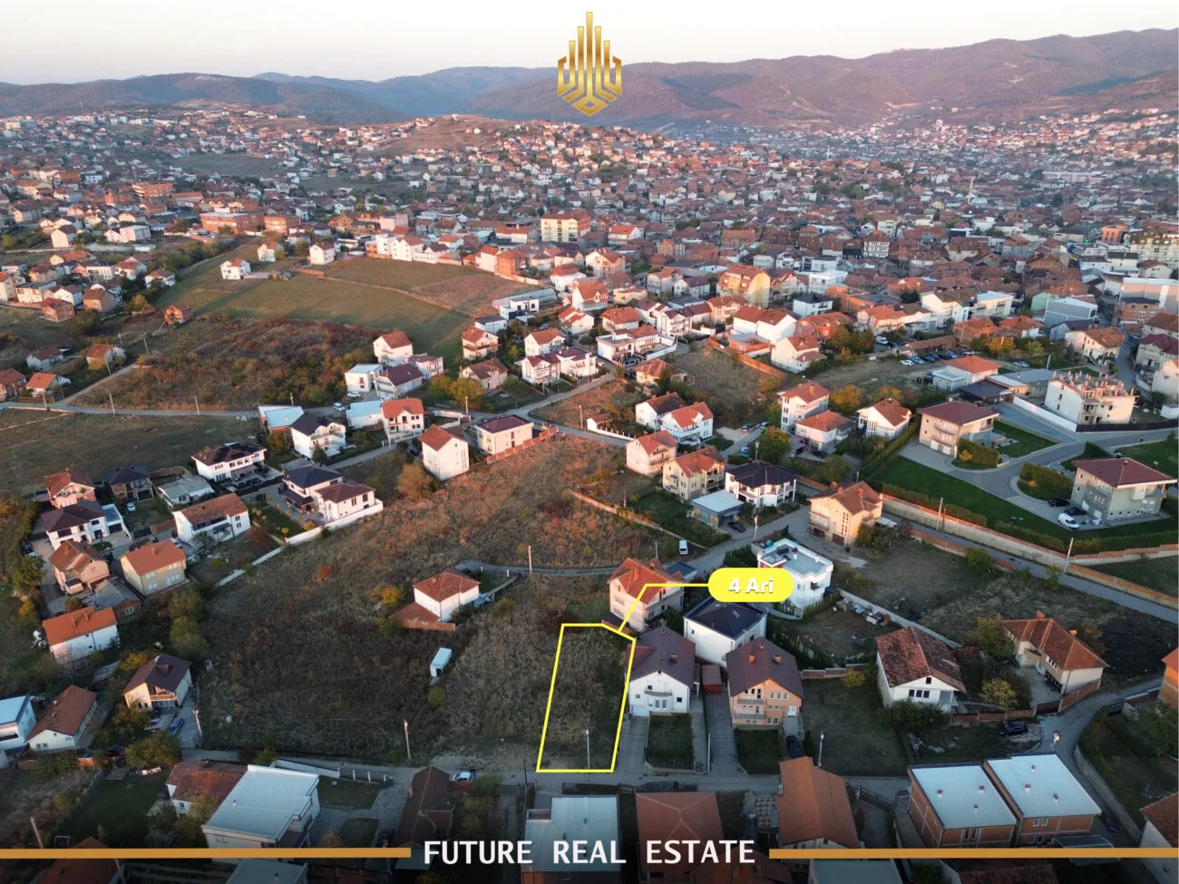 Parcelë në SHITJE – 4 Ari – Kodra e Trimave, afër Shkollës së Herticëve
