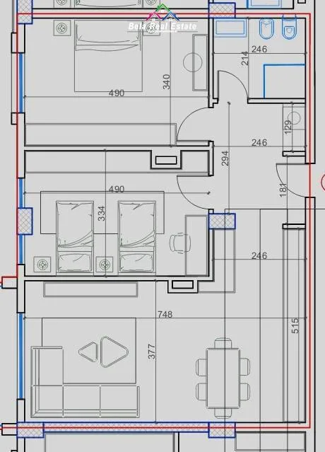 Apartament Ne Shitje 2+1 Ne Paskuqan (ID B120488) Tirane.