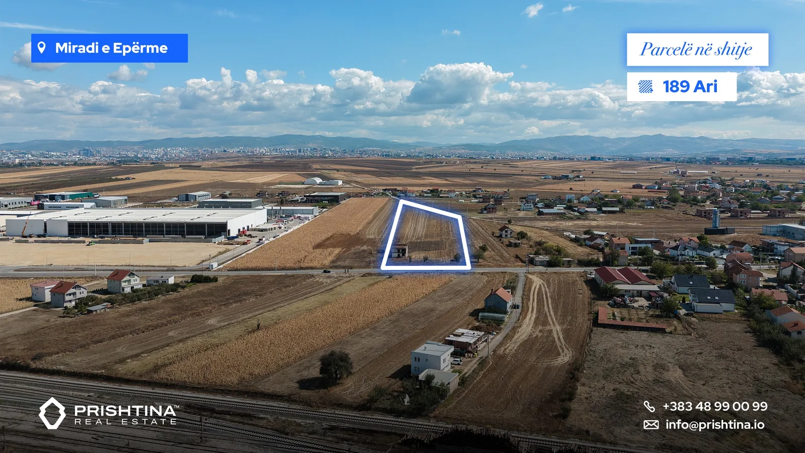 Parcelë në shitje 189 ari në Miradi të Epërme