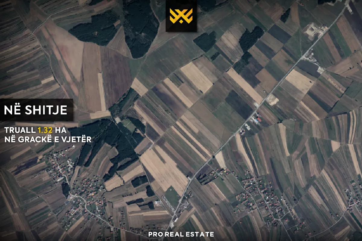Truall 1.32 Ha për #SHITJE në Grackë e Vjetër.