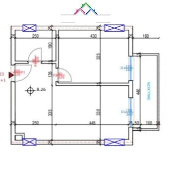 Apartament Ne Shitje 1+1 Ne Qerret (ID BDR33) Kavaje