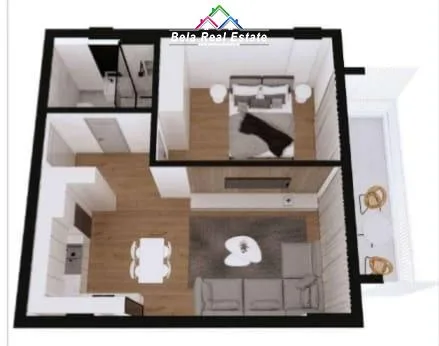 Apartament Ne Shitje 1+1 Ne Qerret (ID BDR33) Kavaje