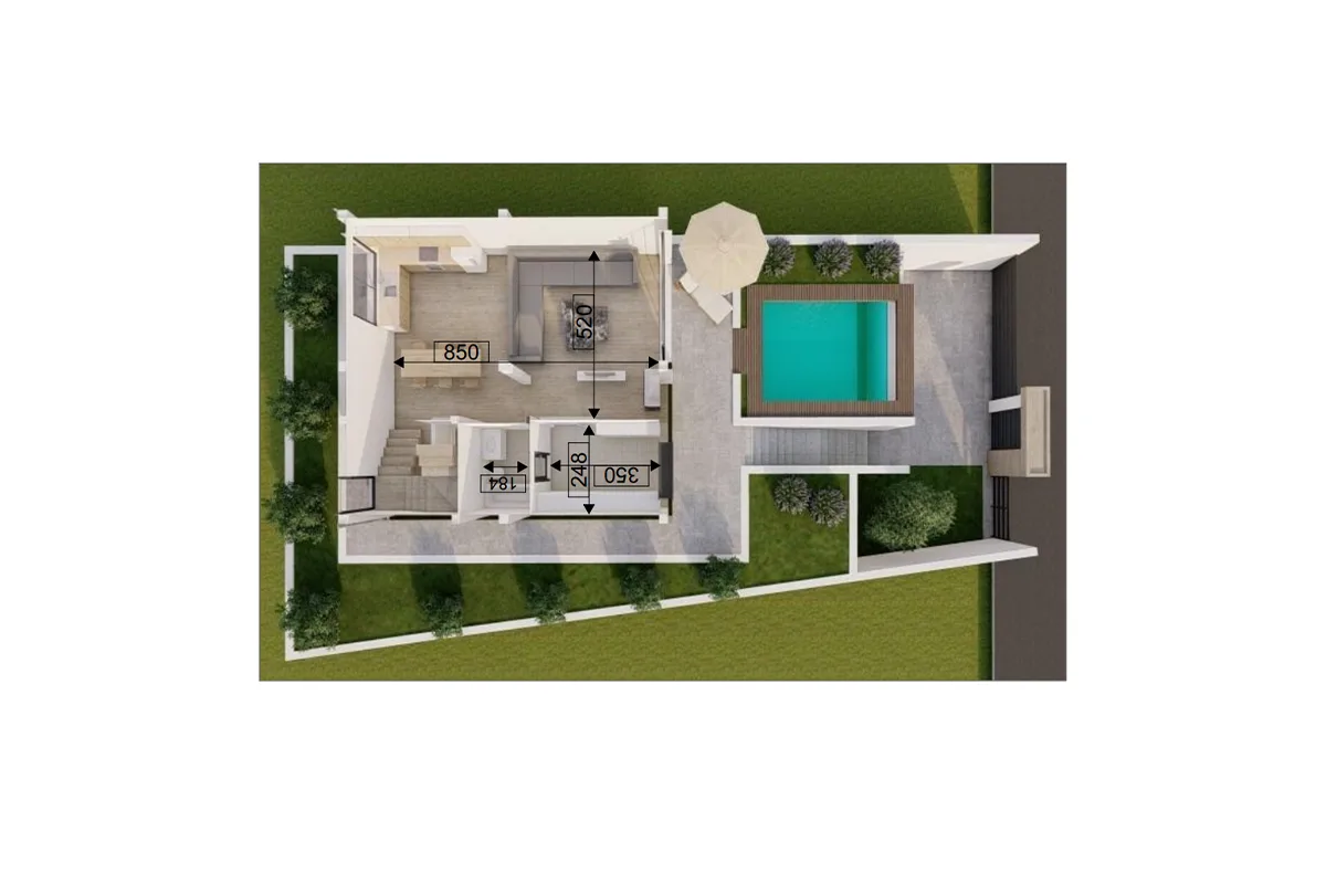 Shtëpi 271.92m² për #SHITJE në Lagjen Gërmia Hill.