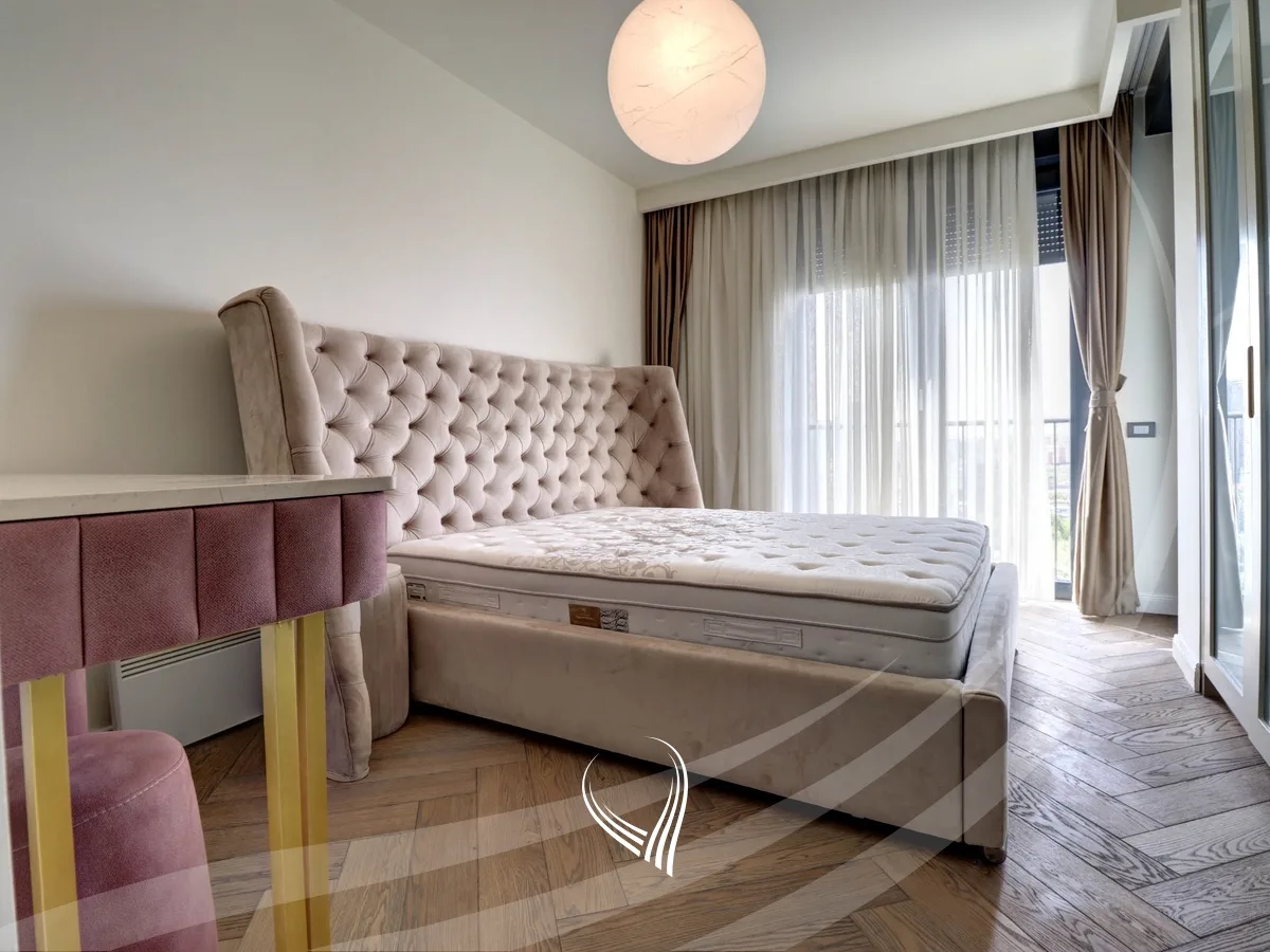 Banesë me 2 dhoma gjumi me qira në lagjen Aktash – Ivy Residence