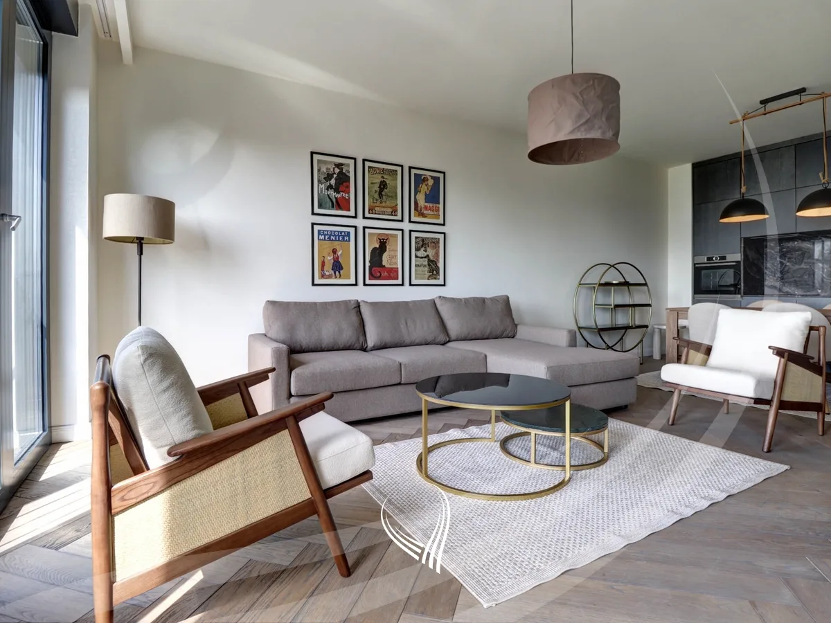 Banesë me 2 dhoma gjumi me qira në lagjen Aktash – Ivy Residence