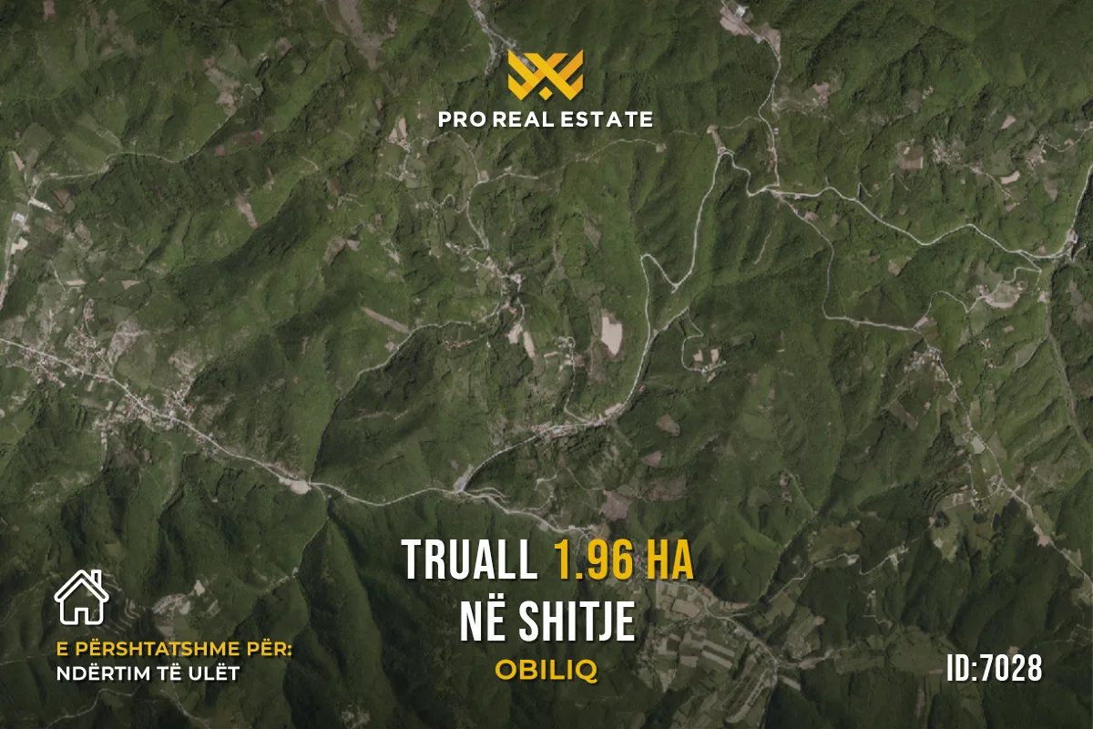 Truall 1.96 HA për #SHITJE në Magjistralen Prishtinë - Mitrovicë