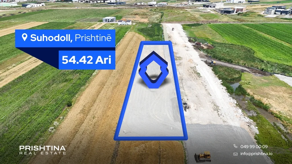 Parcelë në shitje 54.42 ari në Suhadoll