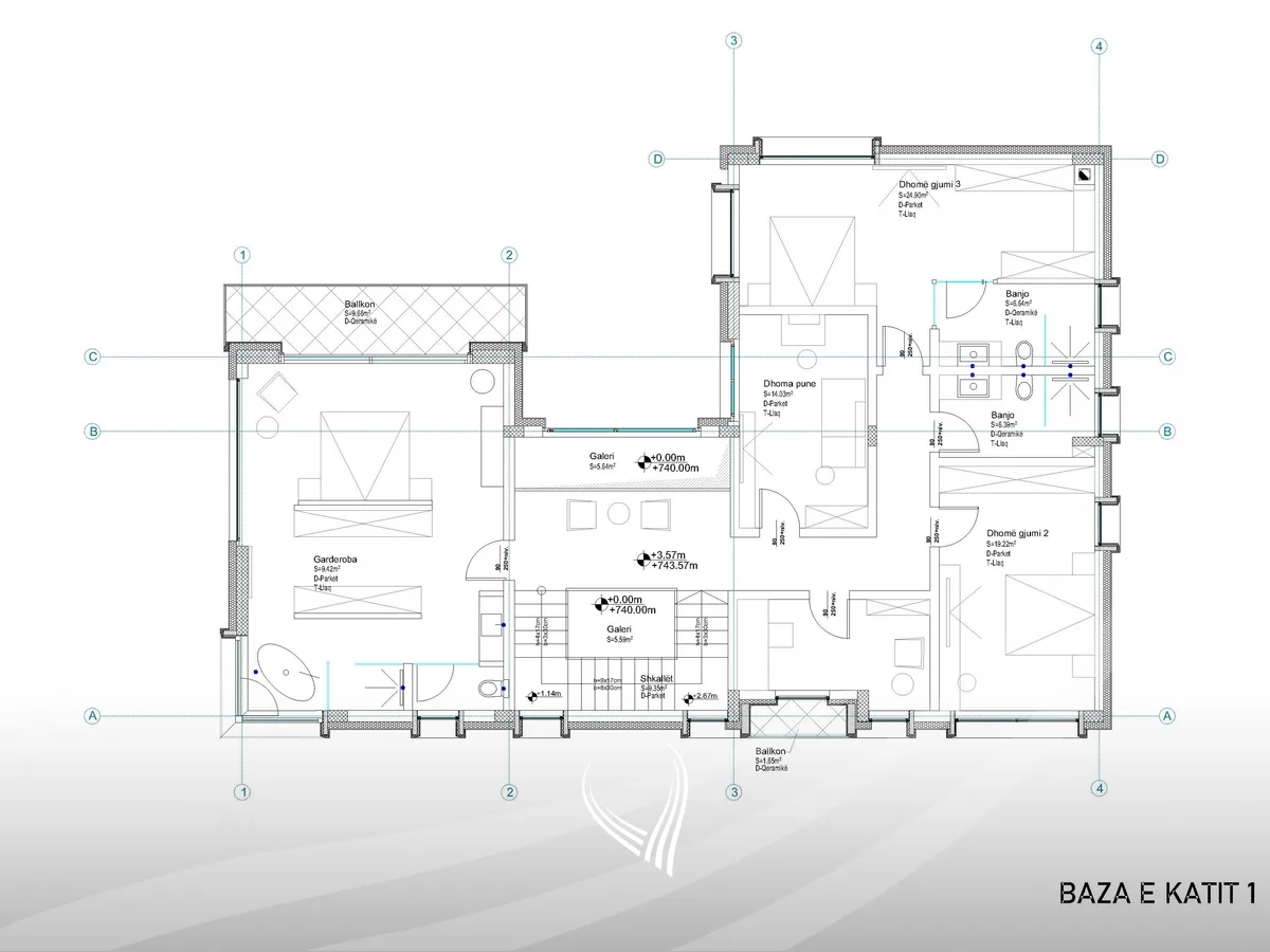 Shtëpi-Rezidencë 750m2 me qira në lagjen Marigona Hill