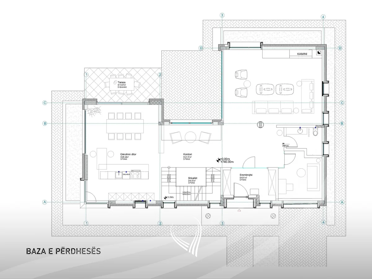Shtëpi-Rezidencë 750m2 me qira në lagjen Marigona Hill
